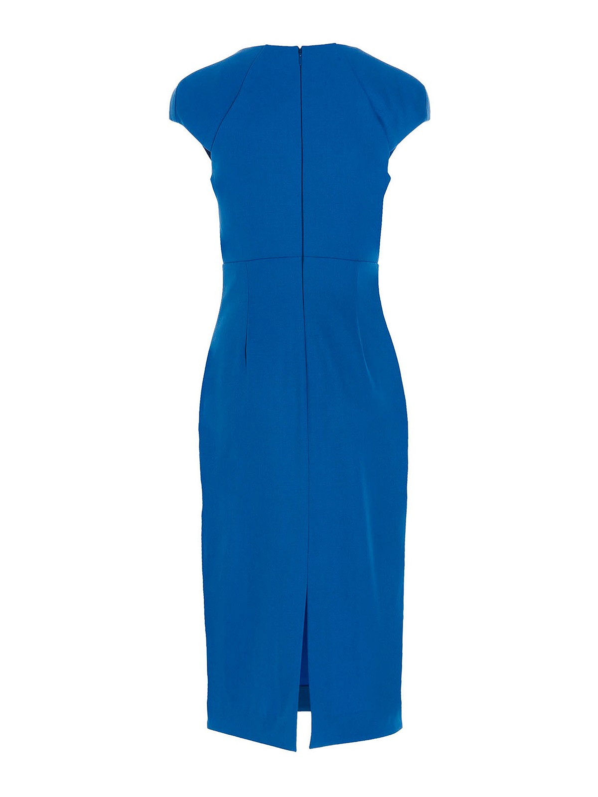 Roland Mouret Wool blend midi dress - Light Blue|RMRS23007MBLUE