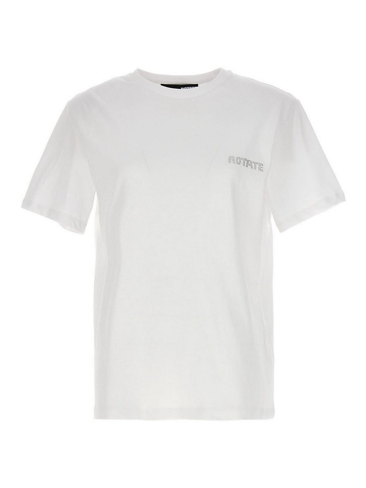 Shop Rotate Birger Christensen Logo T-shirt In White