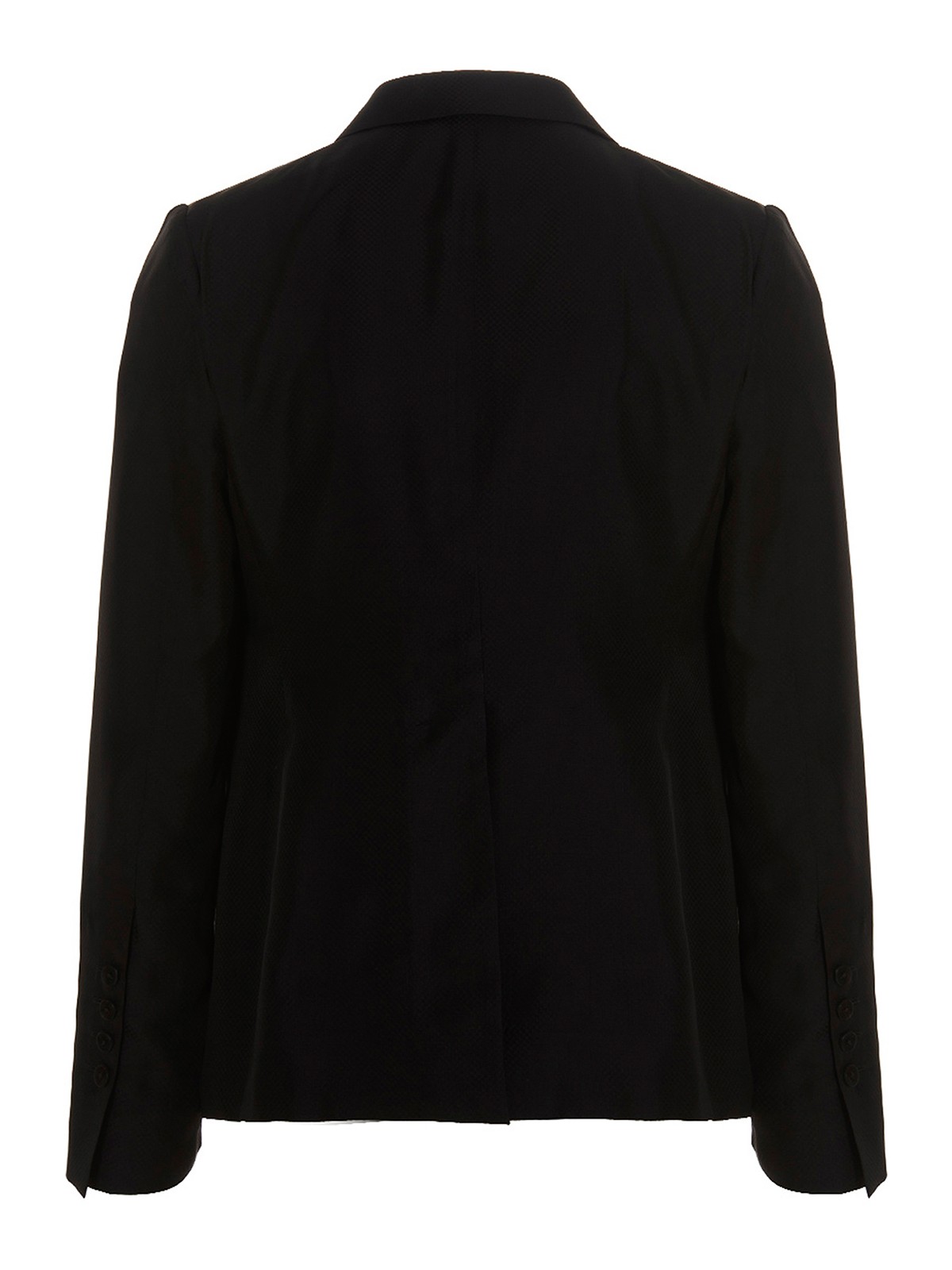 Shop Sapio Jacquard Blazer Jacket In Black