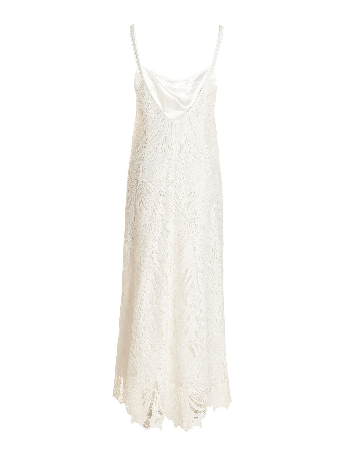 Shop Emanuel Ungaro Long Dress In Blanco