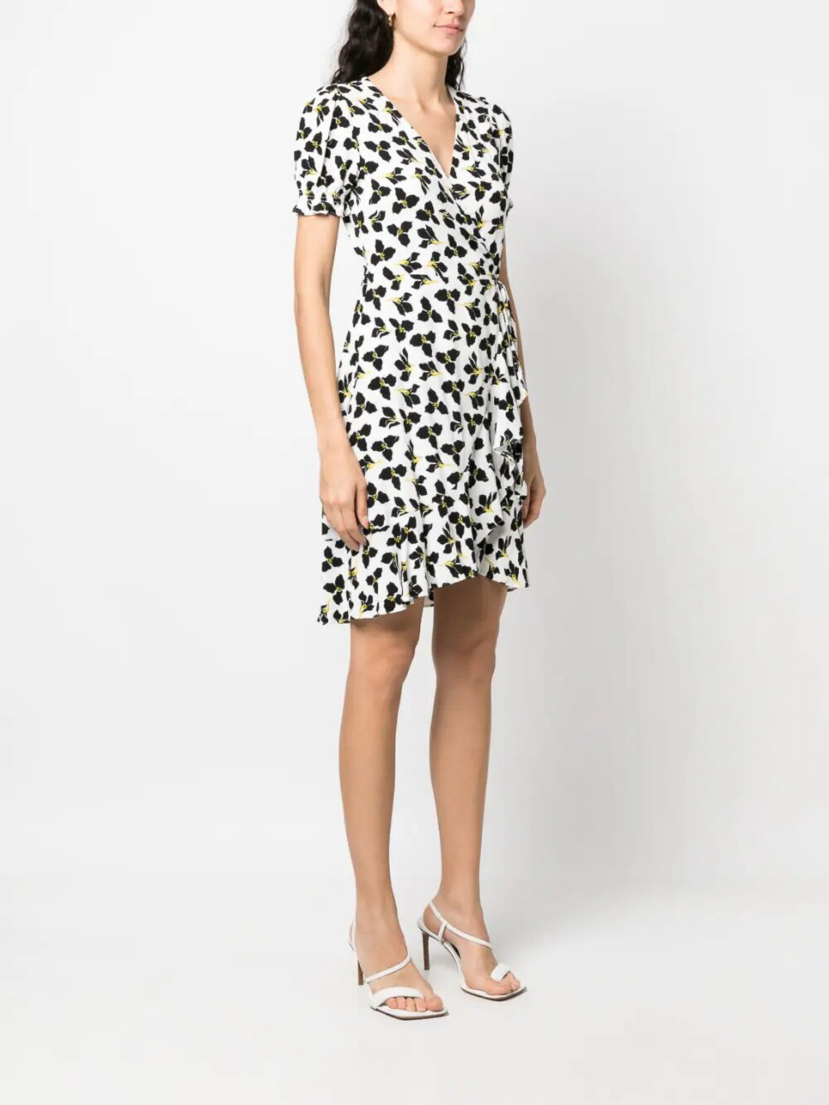Diane Von Furstenberg Emilia mini dress - White|DVFDW1R004GFSIV Diane Von Furstenberg Emilia mini dress - White|DVFDW1R004GFSIV