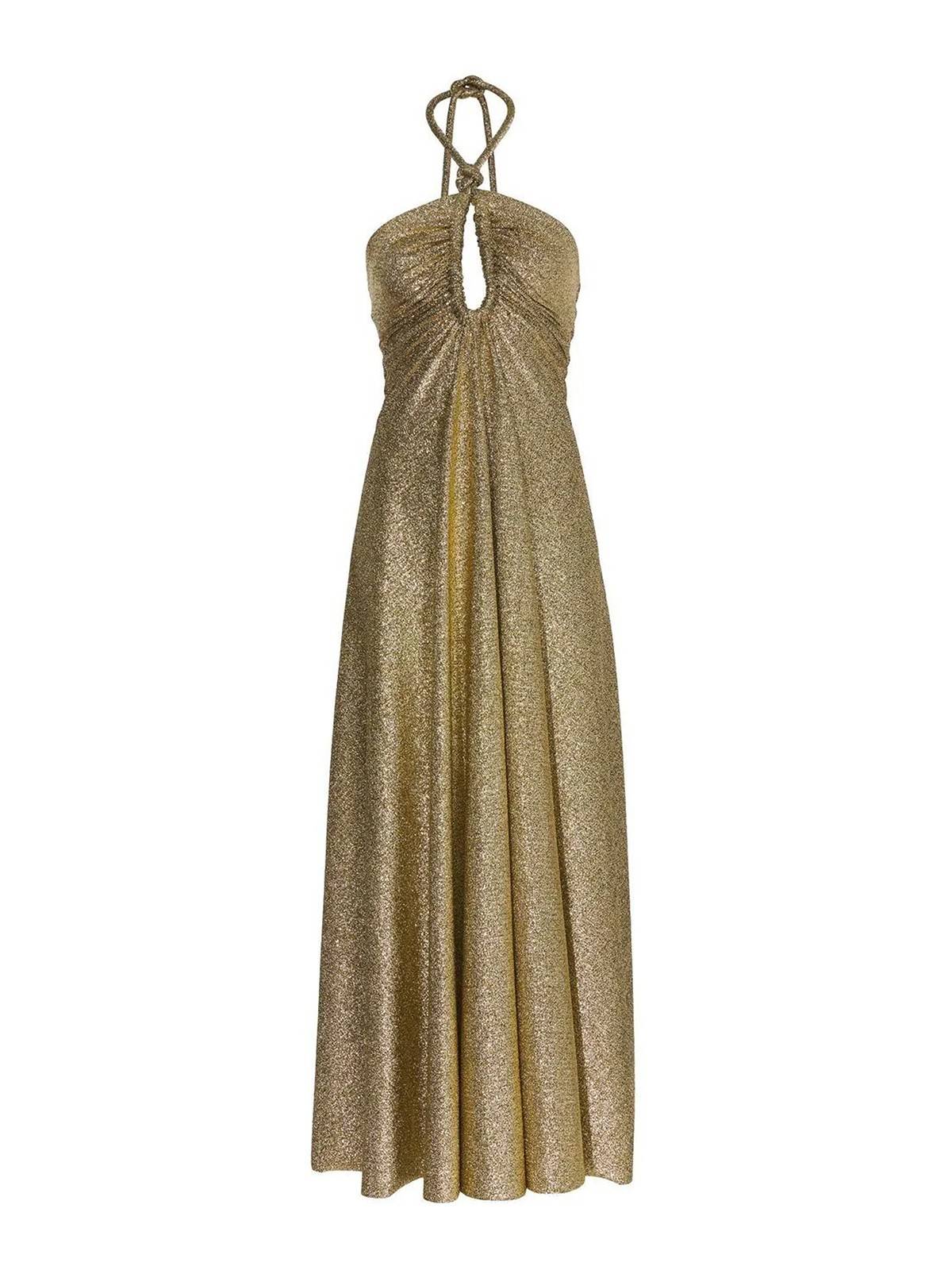 Proenza Schouler Metallic jersey sleeveless cut out dress|R2323016JM001S710