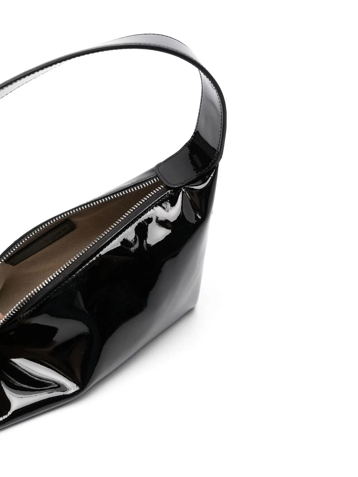 Courrèges patent one shoulder bag black Courreges The one bag - Black - Women|223GSA043CR00159999