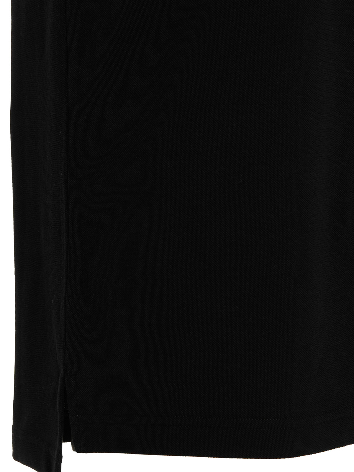 Shop Moschino Double Smile Polo Shirt In Negro