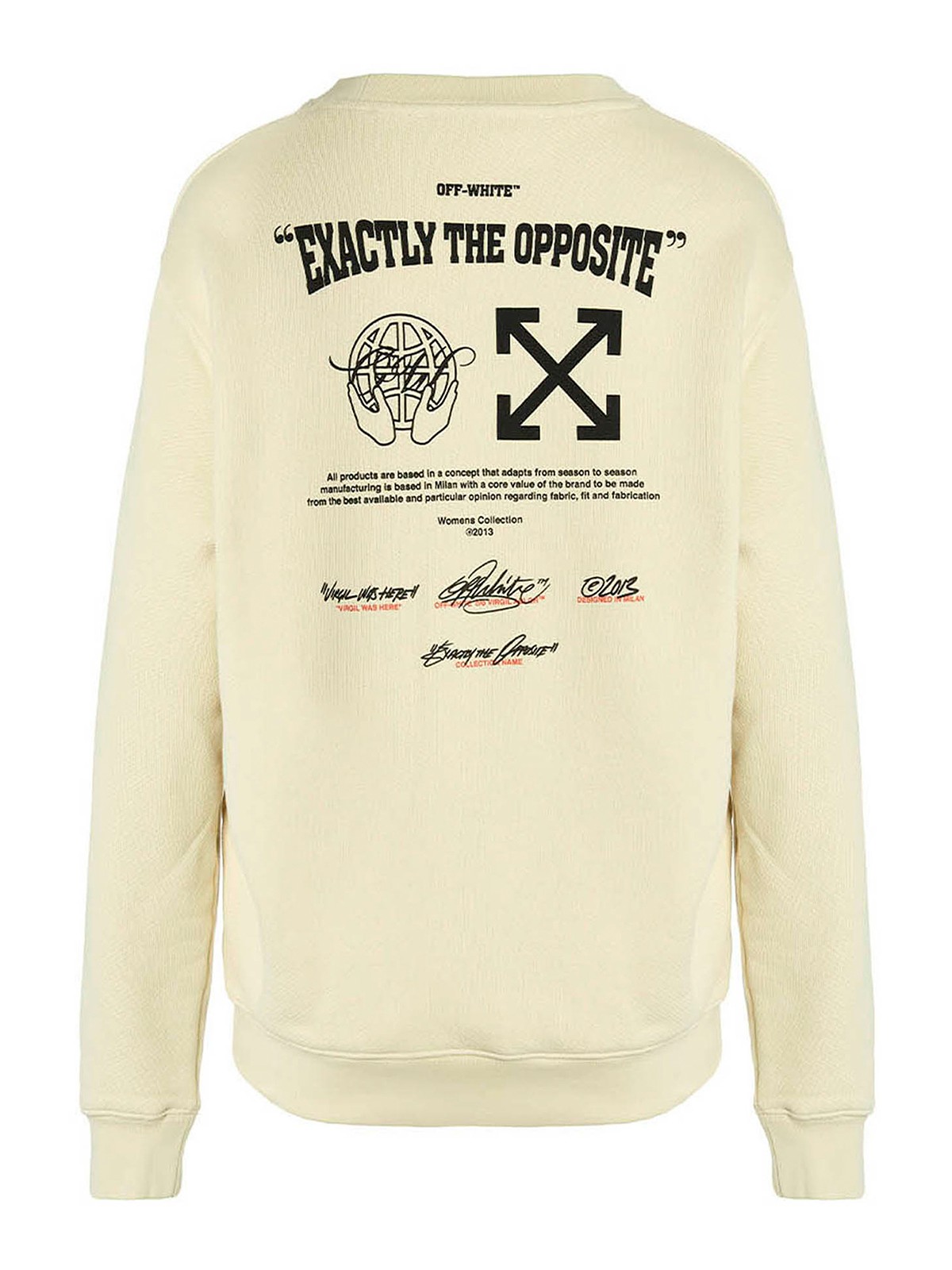 Sweatshirts u0026 Sweaters Off-White - the opposite sweatshirt -  OWBA055S23JER0046110
