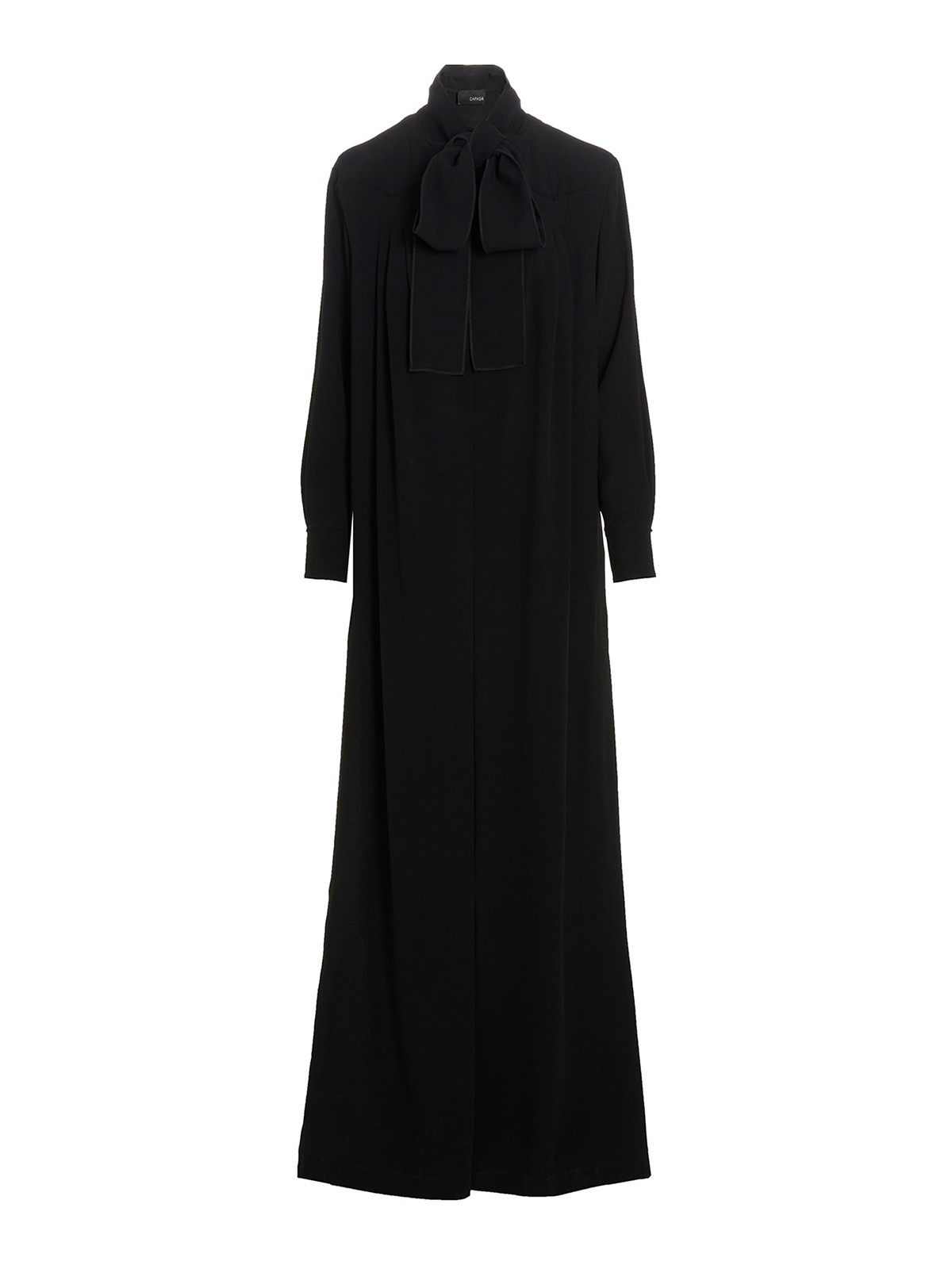 Shop Capasa Vestido Midi - Negro In Black