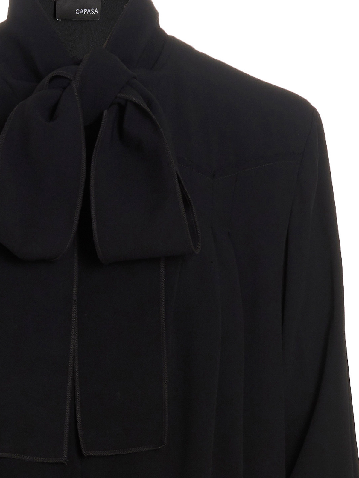 Shop Capasa Vestido Midi - Negro In Black