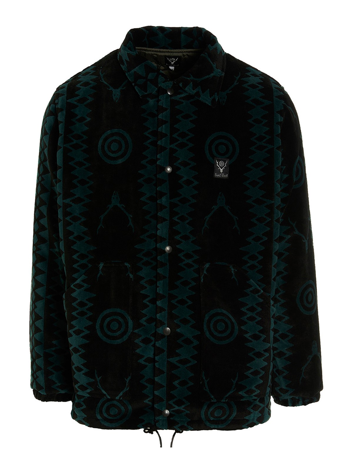 Parkas South2 West8 - coach jacket - LQ692BLACKGREEN