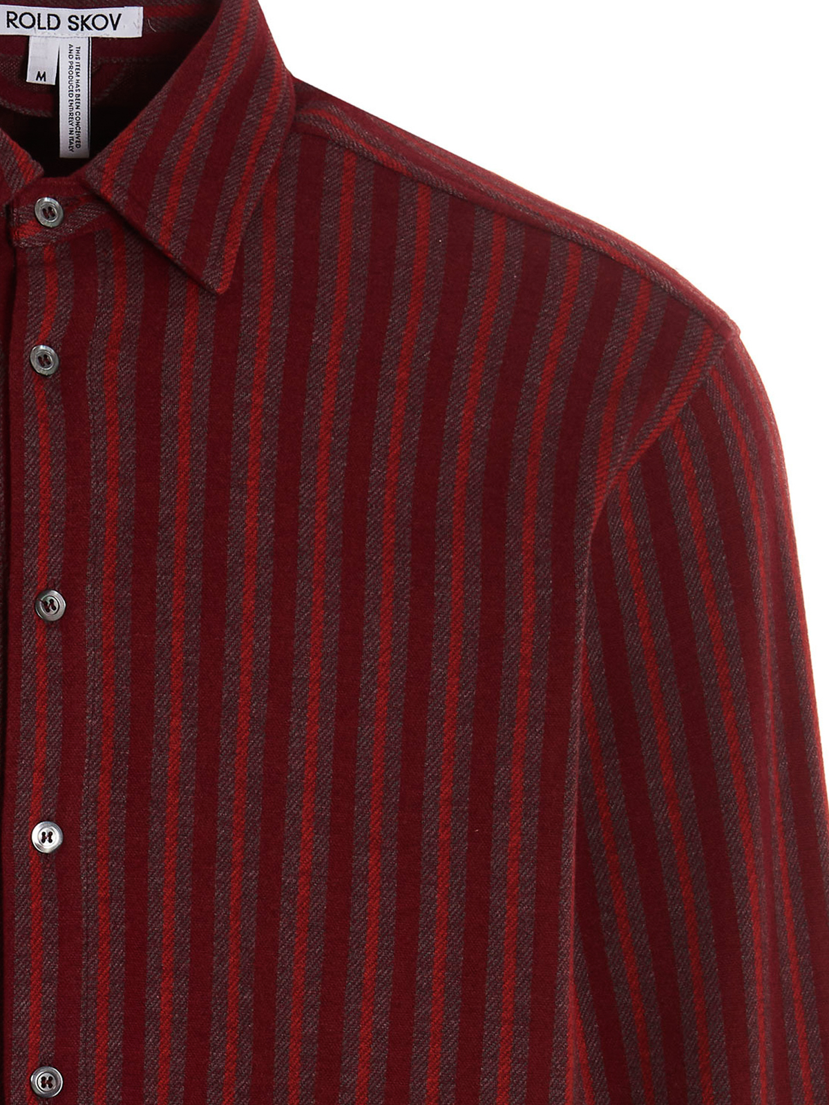 Shirts Rold Skov - Stripe shirt - CLASSICOVSHIRTSTRIPESBORDEAUX