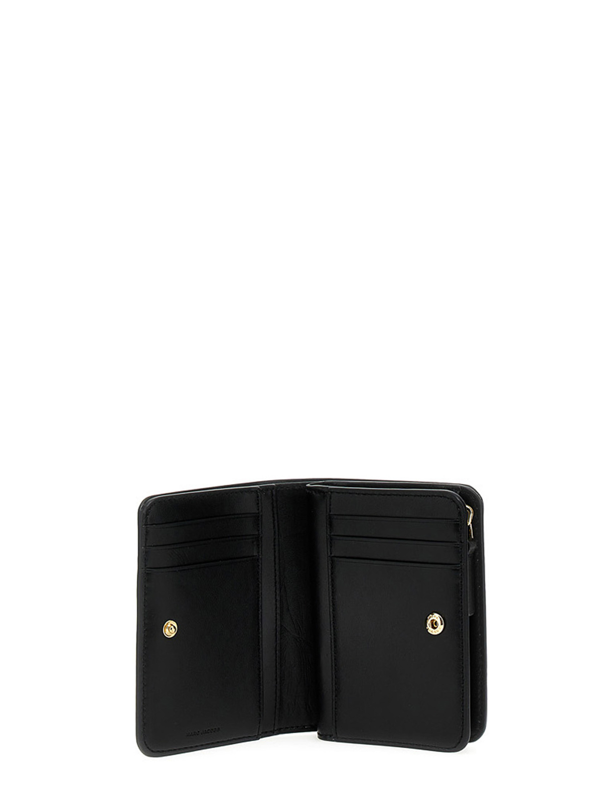 Shop Marc Jacobs The J Marc Mini Compact Wallet In Black