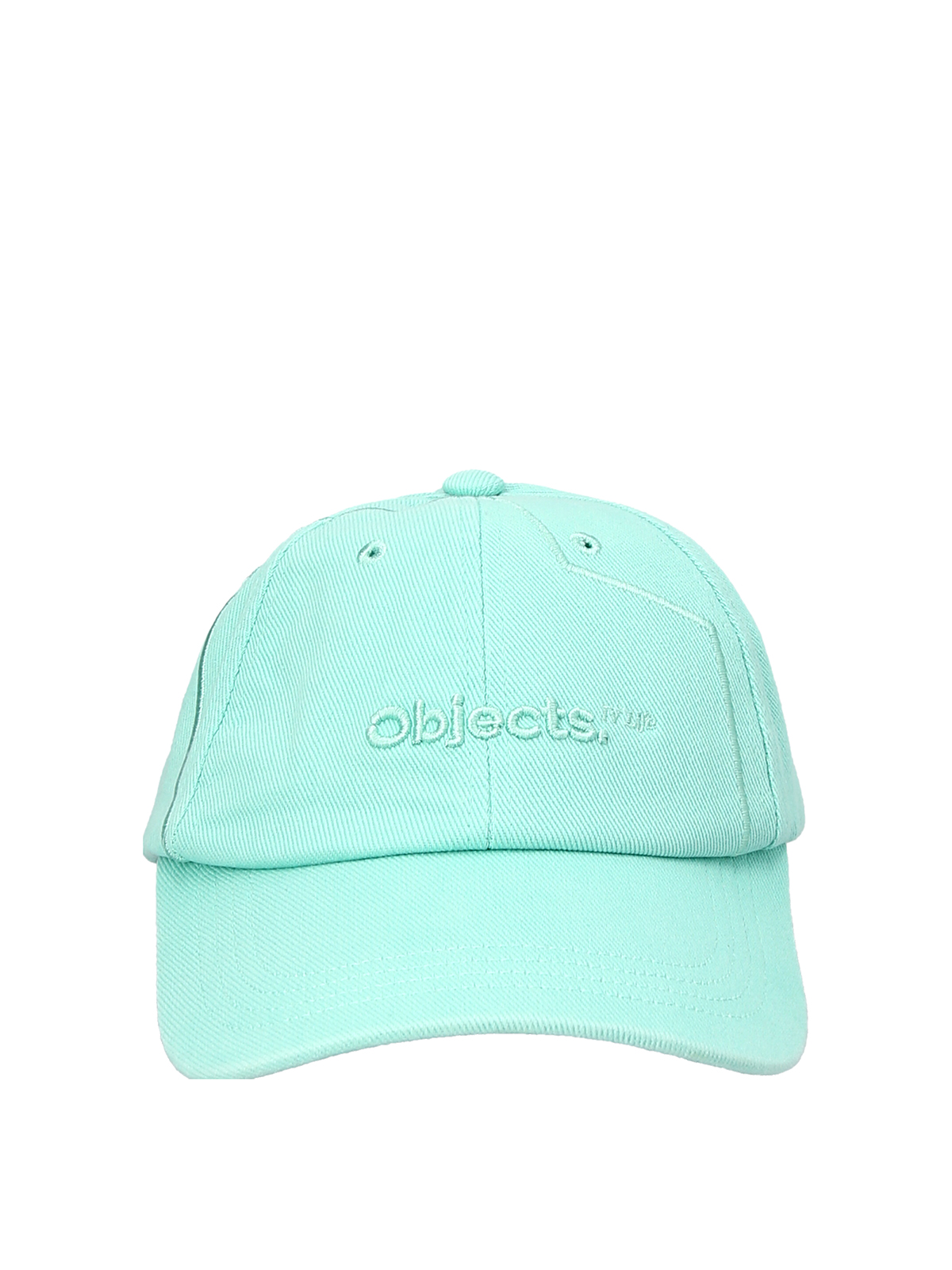 Shop Objects Iv Life Logo Embroidery Baseball Cap In Green