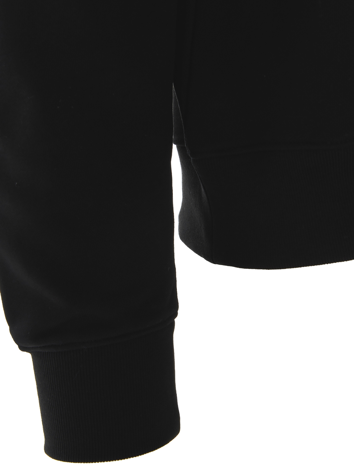 Shop Moschino Lettering Logo Print Sweatshirt In Black