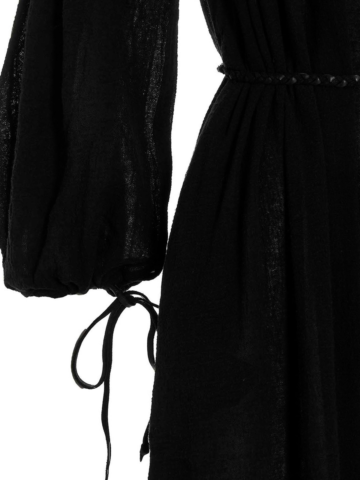 Shop Caravana Messenger Long Dress In Black