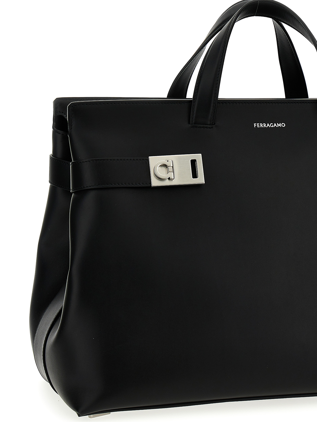 Ferragamo トートバッグ - 黒 - ブラック|0760491NERO