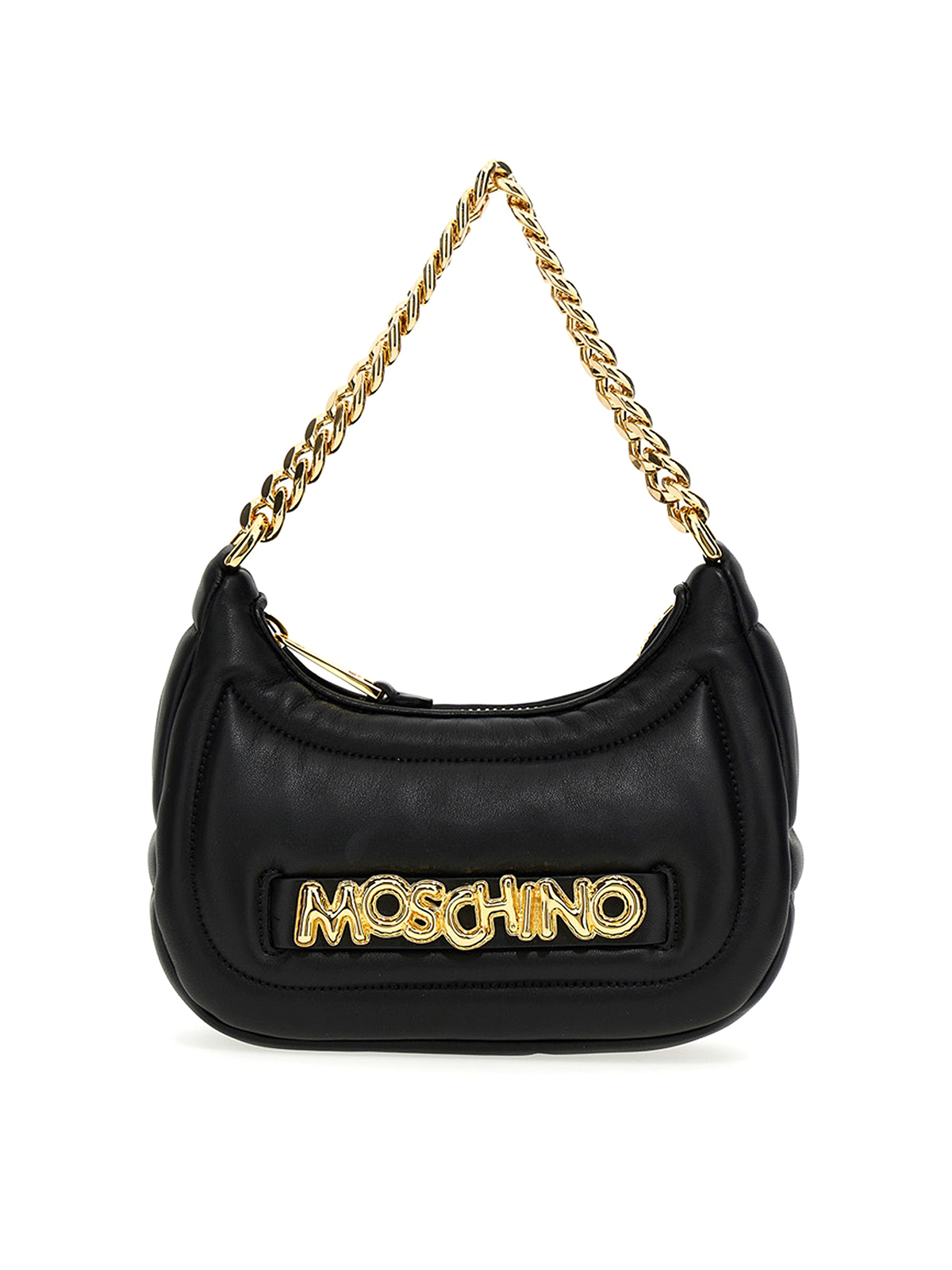 Sac Cabas Moschino En Cuir Noir - Grand Modèle, Doublure Intérieure Spacieuse, Neuf Avec étiquettes