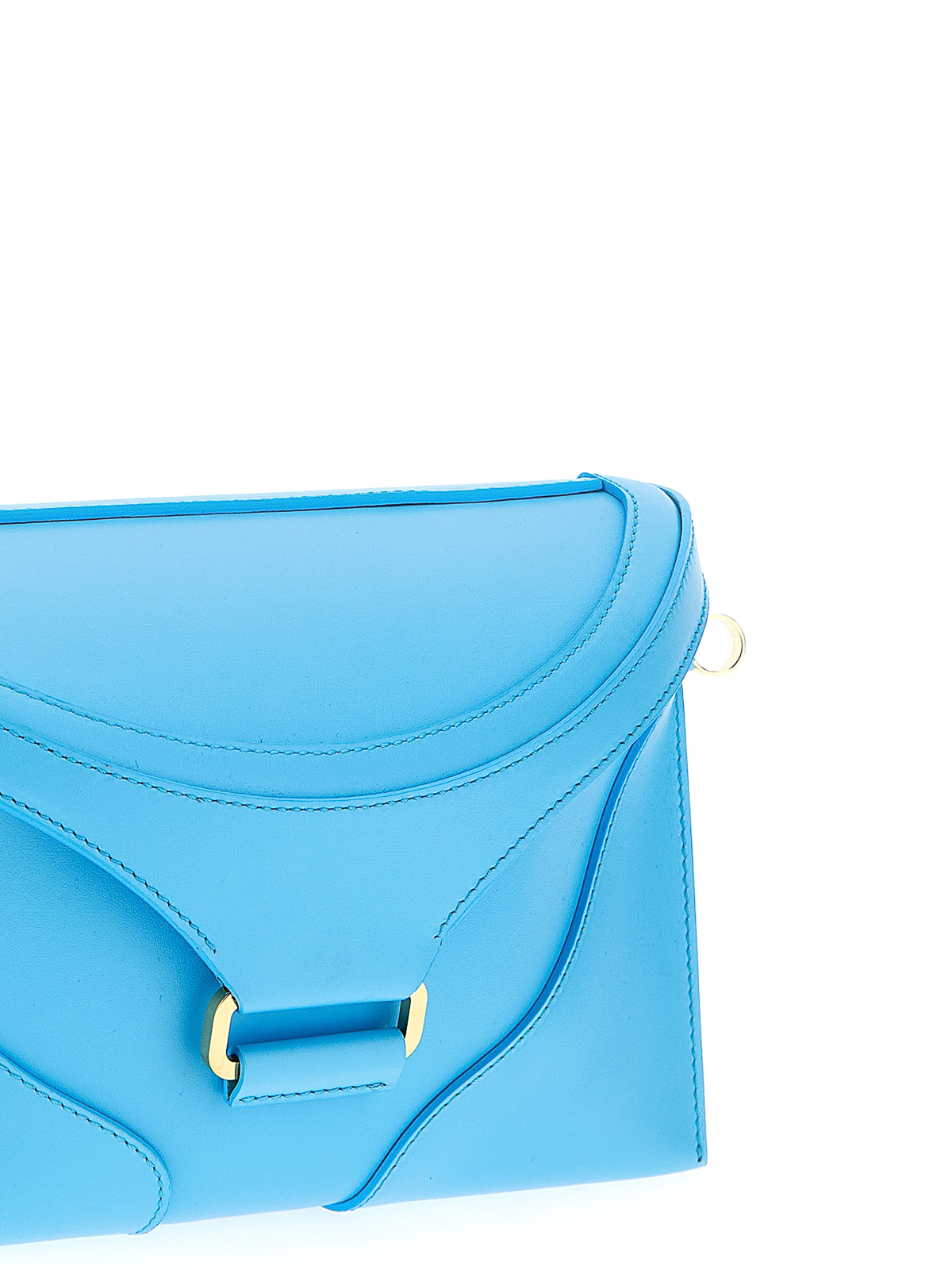 Shop Rodo Clutch Bag With Shoulder Strap In Light Blue