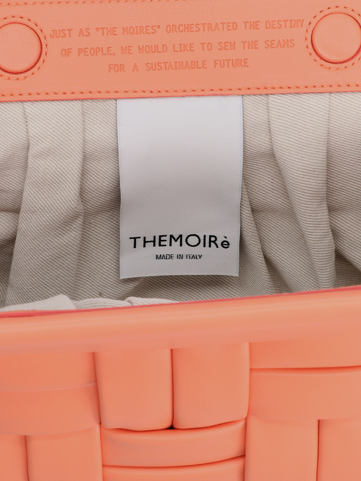 Themoirè クラッチバッグ - オレンジ|TMPS23BIN32APRICOT