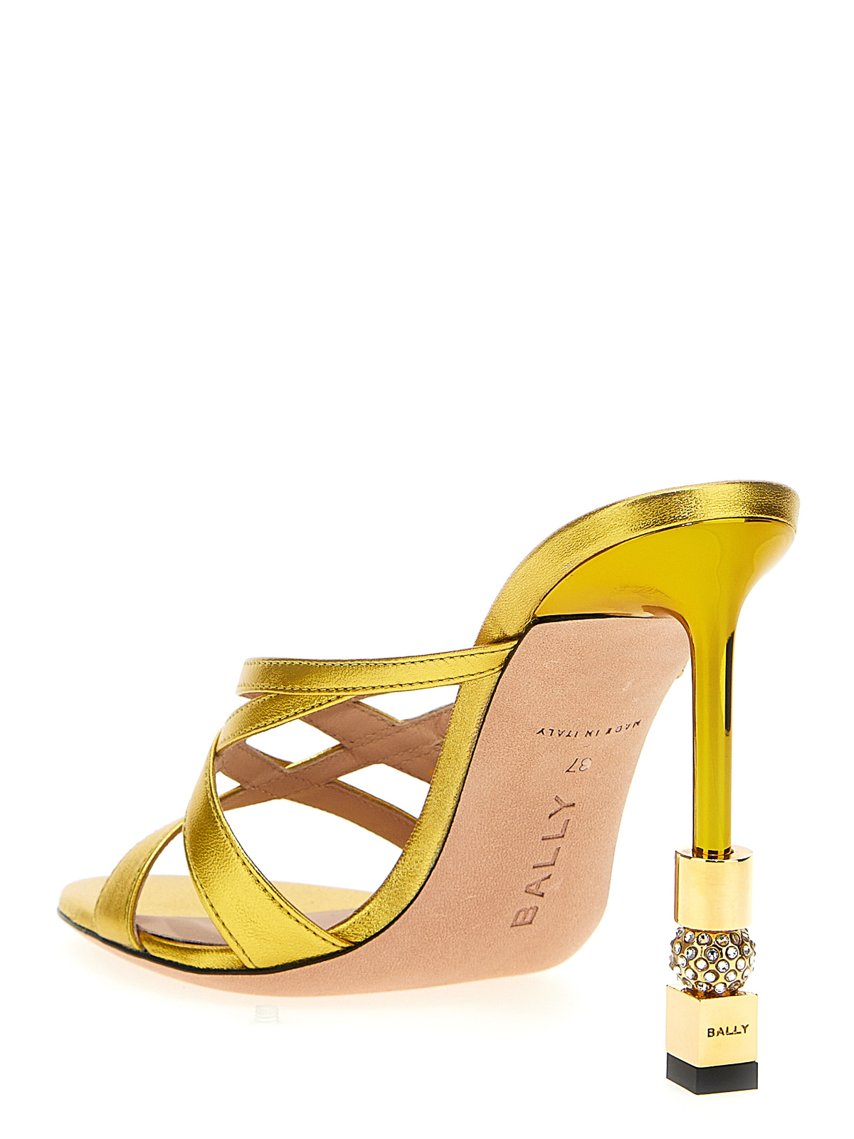 Buy Mustard Yellow Heeled Sandals for Women by ELLE Online | Ajio.com