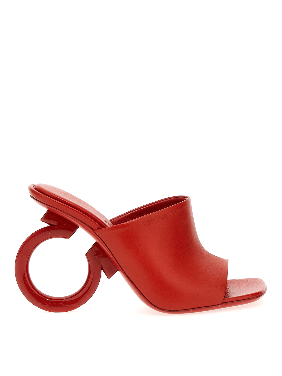 Ferragamo Astro Sandals In Red