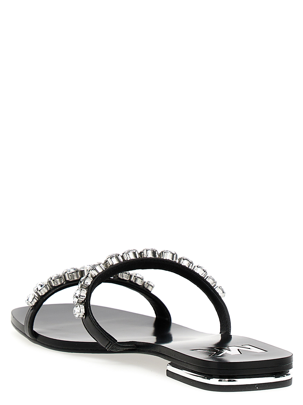 Shop Michael Kors Jessa Sandals In Black
