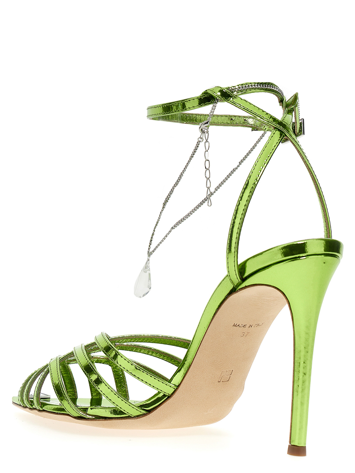 Shop Nicolo' Beretta Levy Sandals In Verde