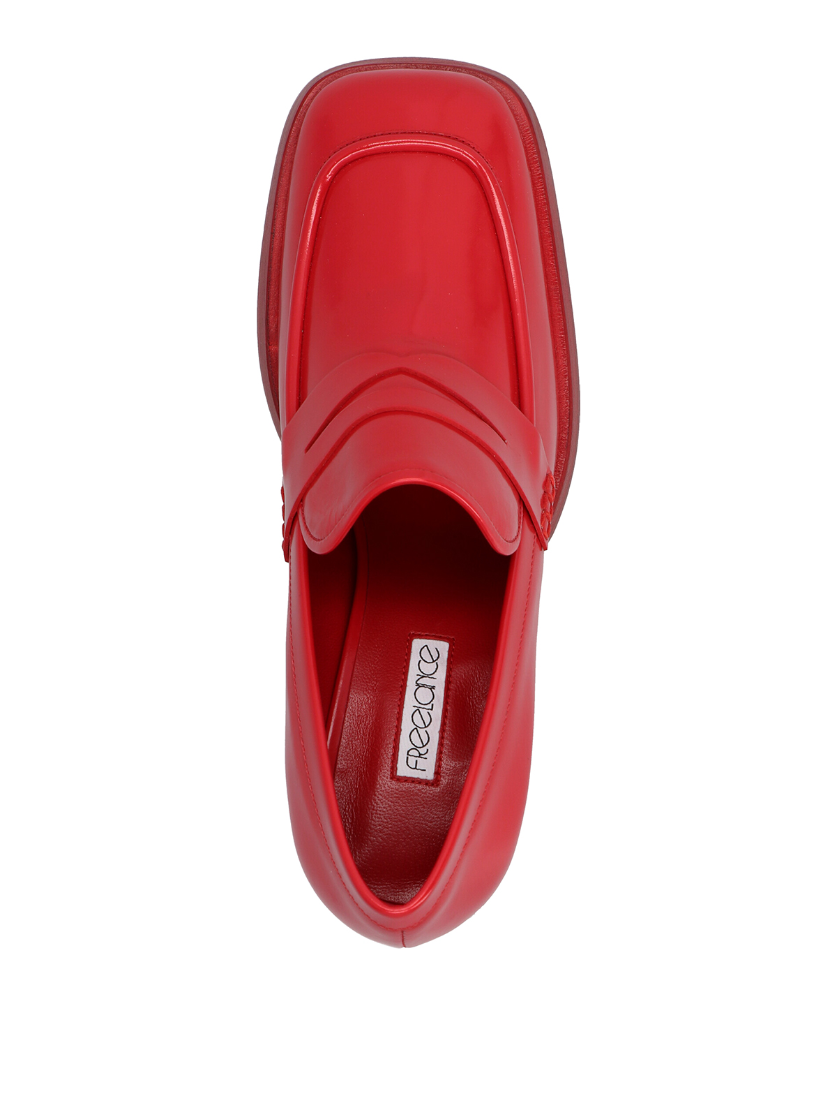 Shop Free Lance Anais 70 Loafers In Rojo