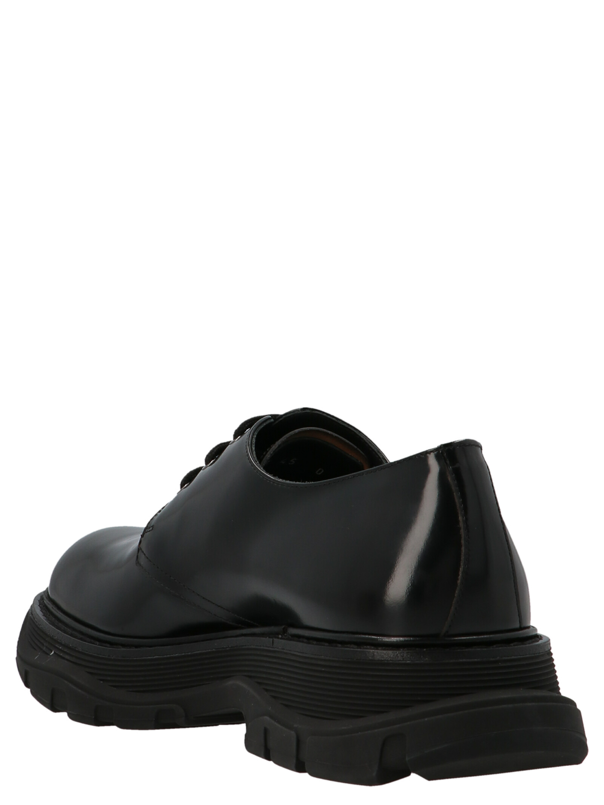 Alexander McQueen Black Lace up Shoe Leather lace ups Alexander McQueen Black size 43 EU in  main image 4