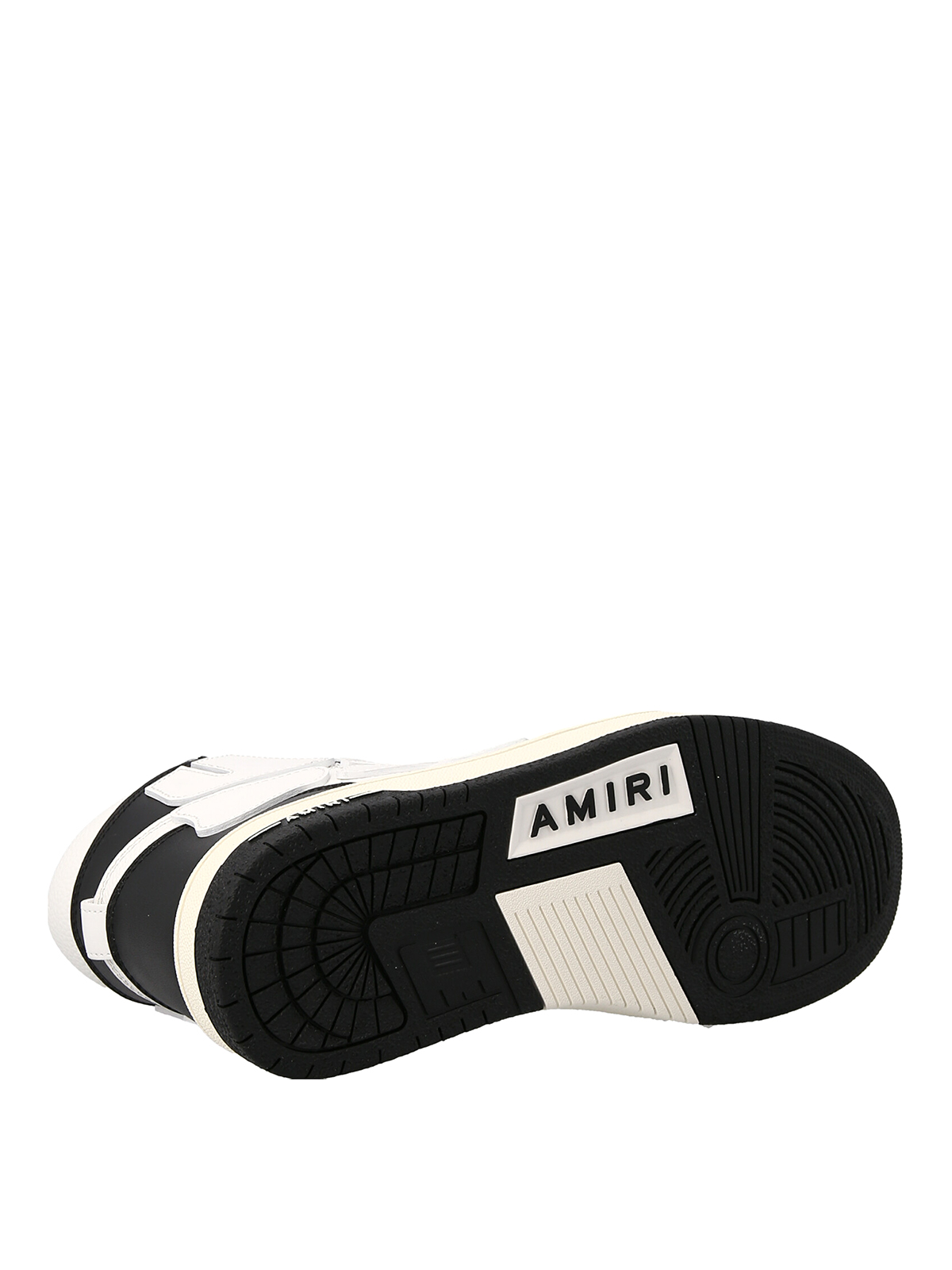 Shop Amiri Skel Top Hi Sneakers In Blanco