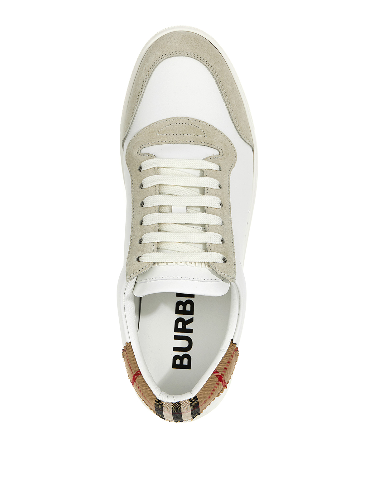 Shop Burberry Robin Sneakers In Blanco
