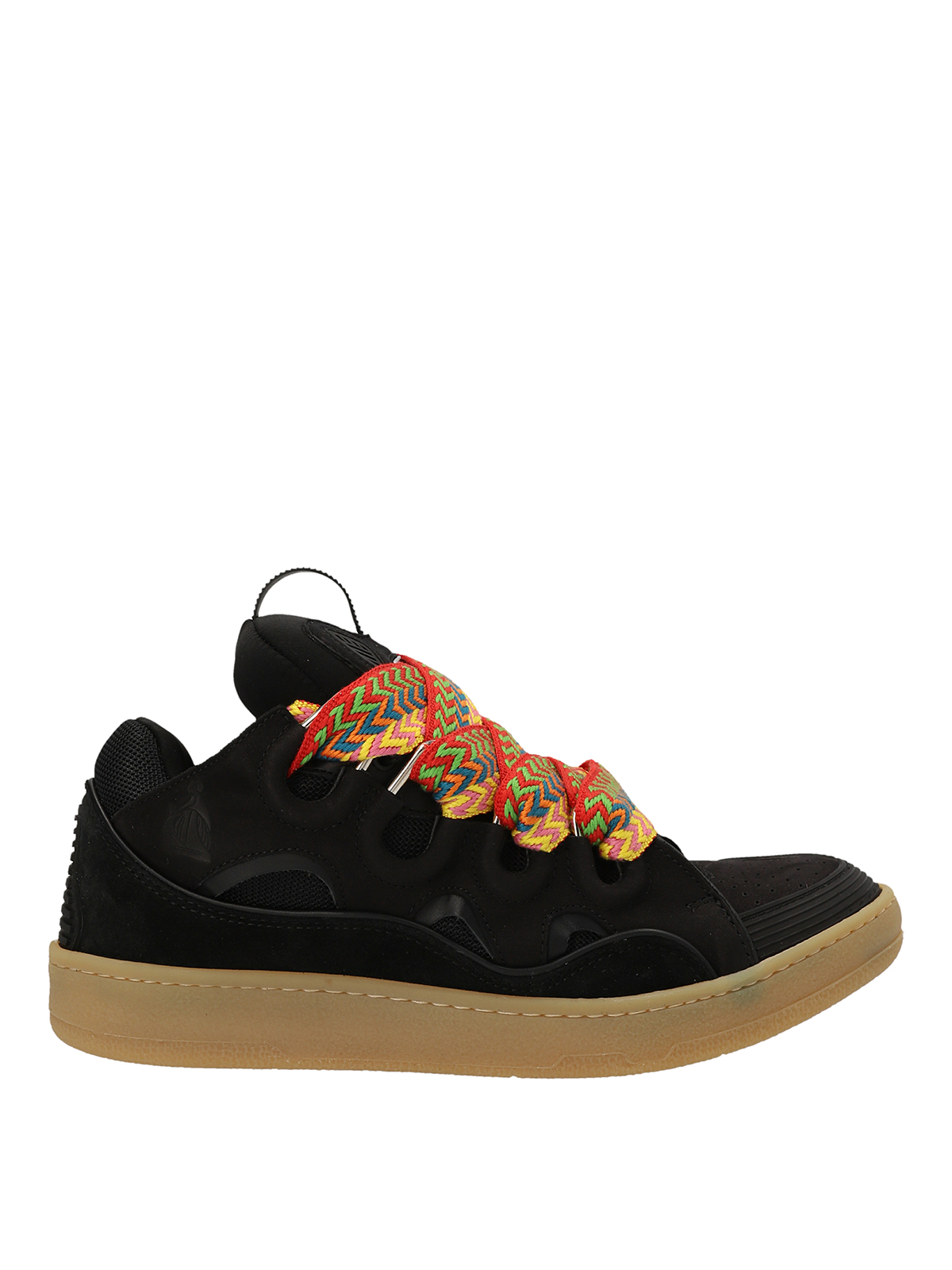 Lanvin Curb Sneakers In Negro