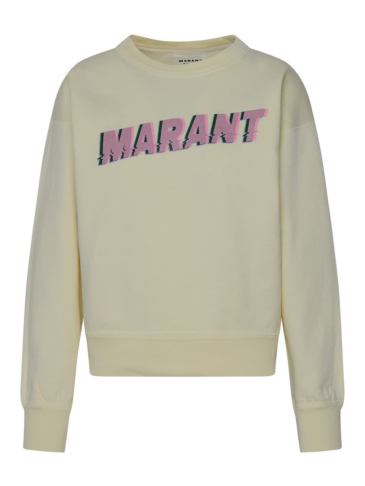 Isabel Marant Mobyli Sweatshirt In Cream Cotton Blend In Beis