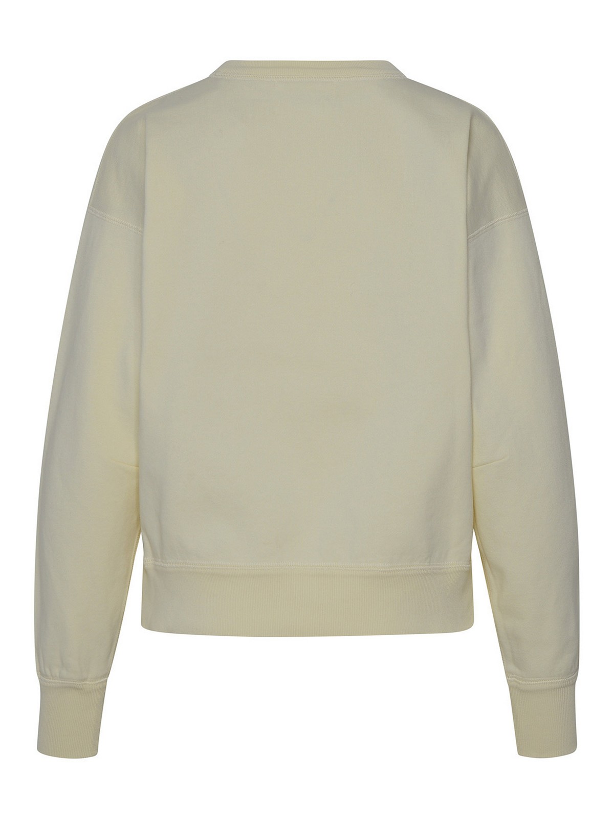 Shop Isabel Marant Mobyli Sweatshirt In Cream Cotton Blend In Beis