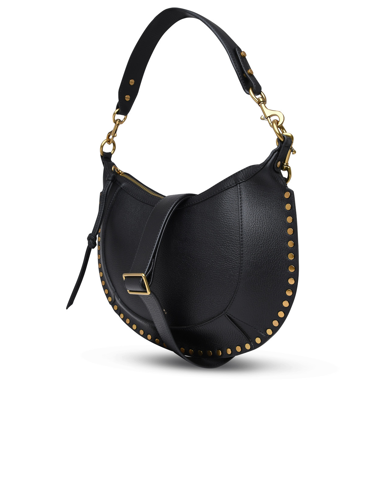 Shop Isabel Marant Naoko Bag In Black Leather In Negro