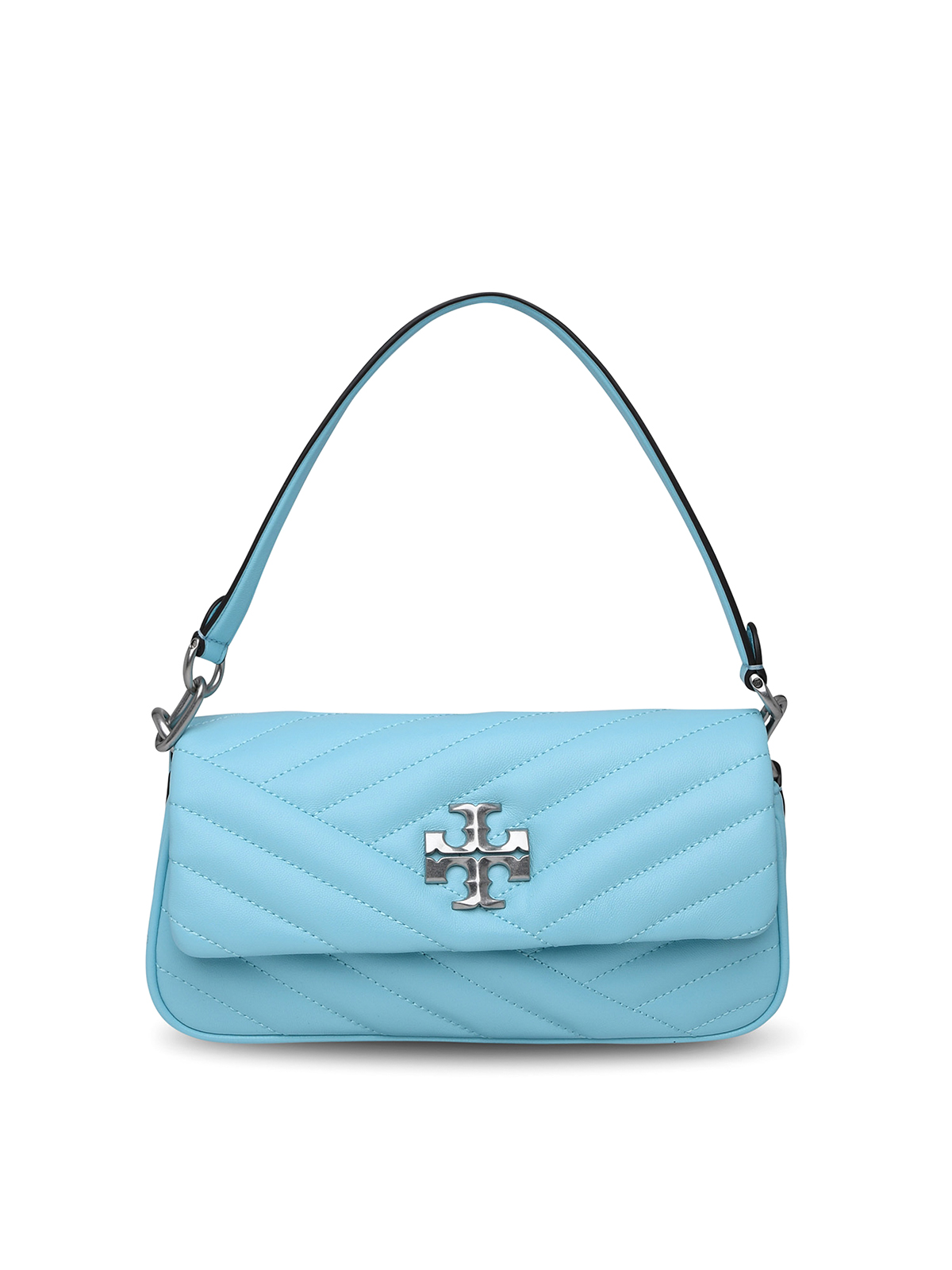 Leather bag Tory Burch Blue in Leather - 40669465