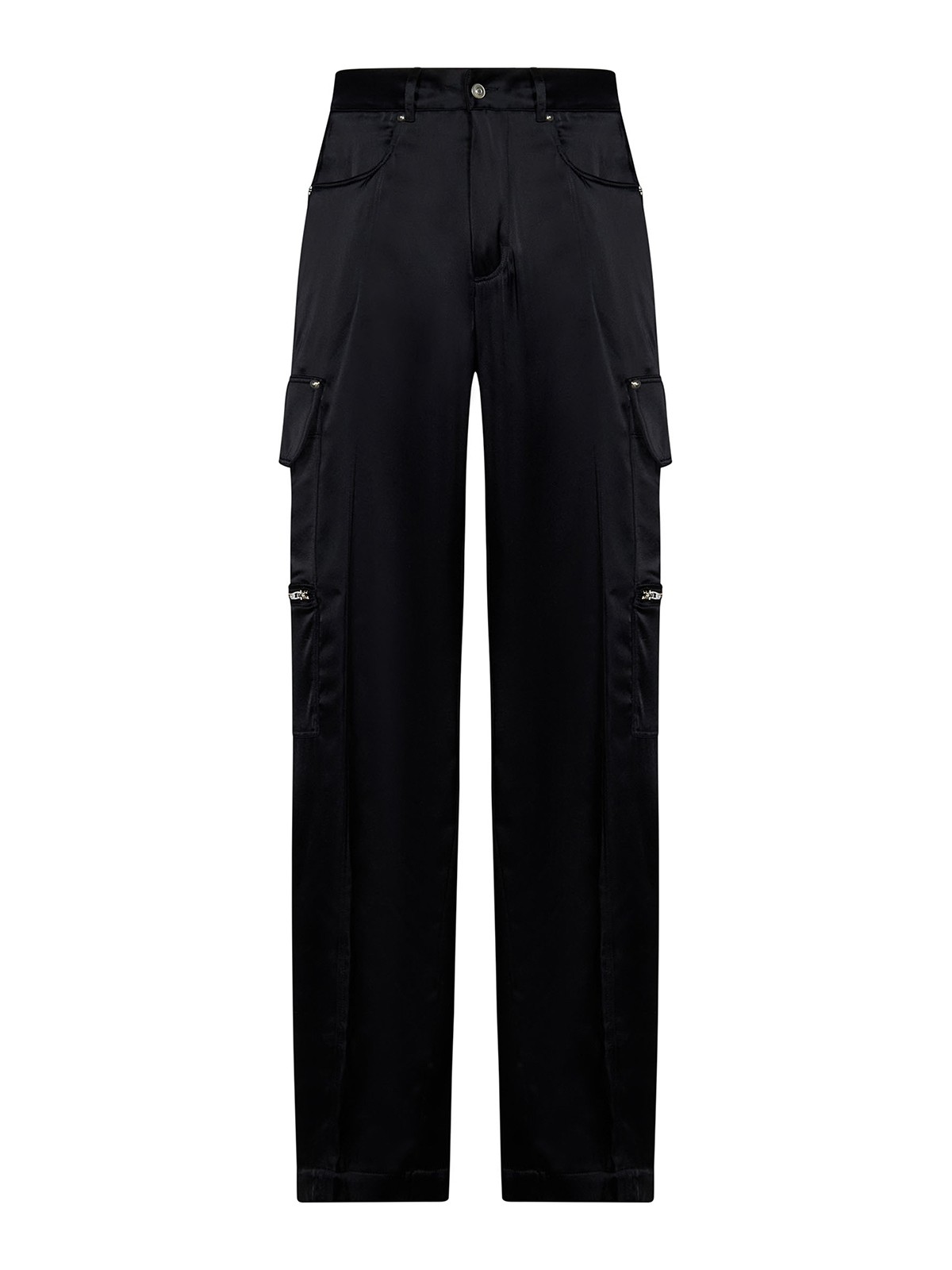 ALYX スラックス 1017 Alyx 9sm Straight-leg unisex black viscose blend sat