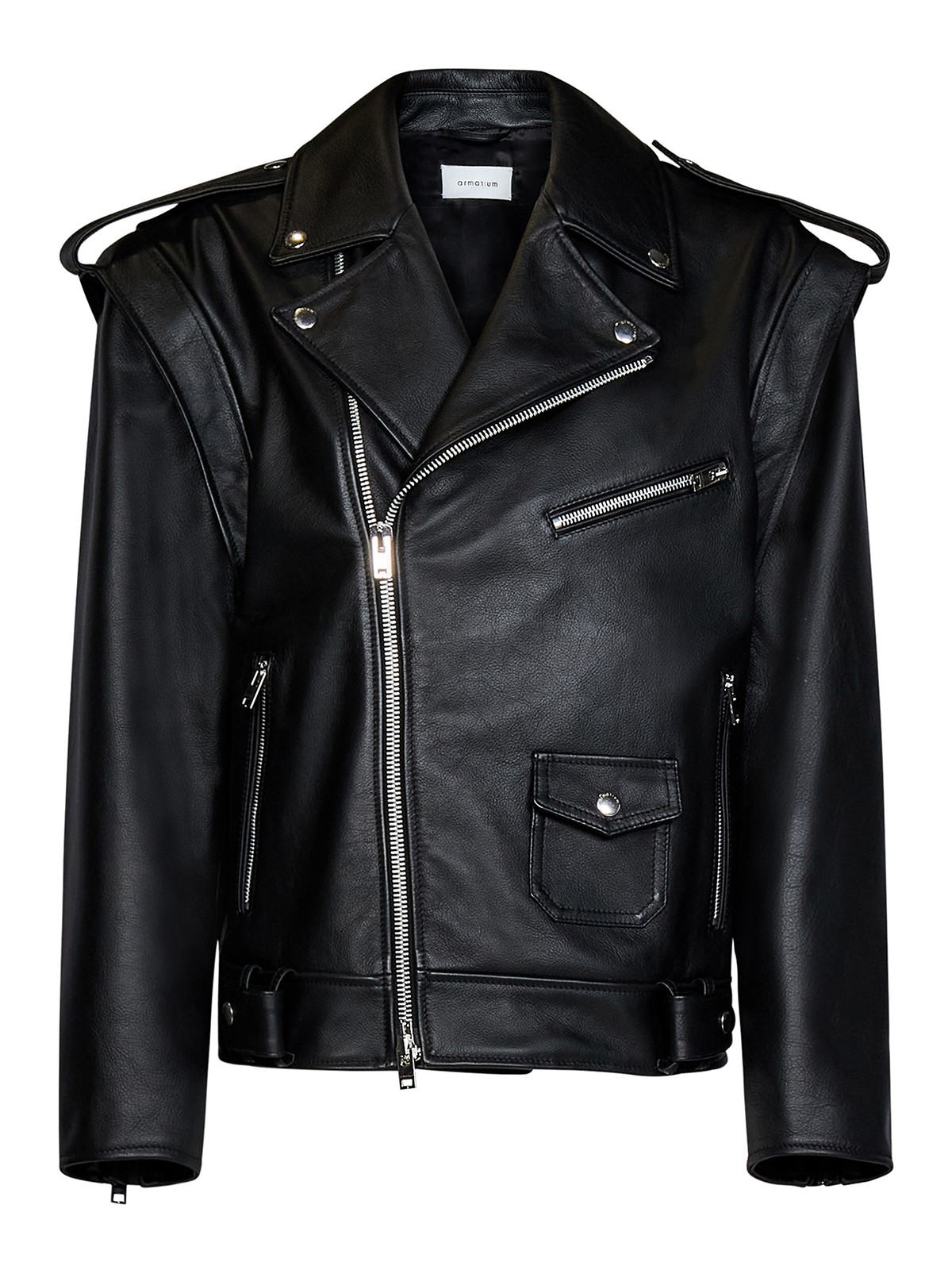 Armarium Black Lena Biker Jacket In Black