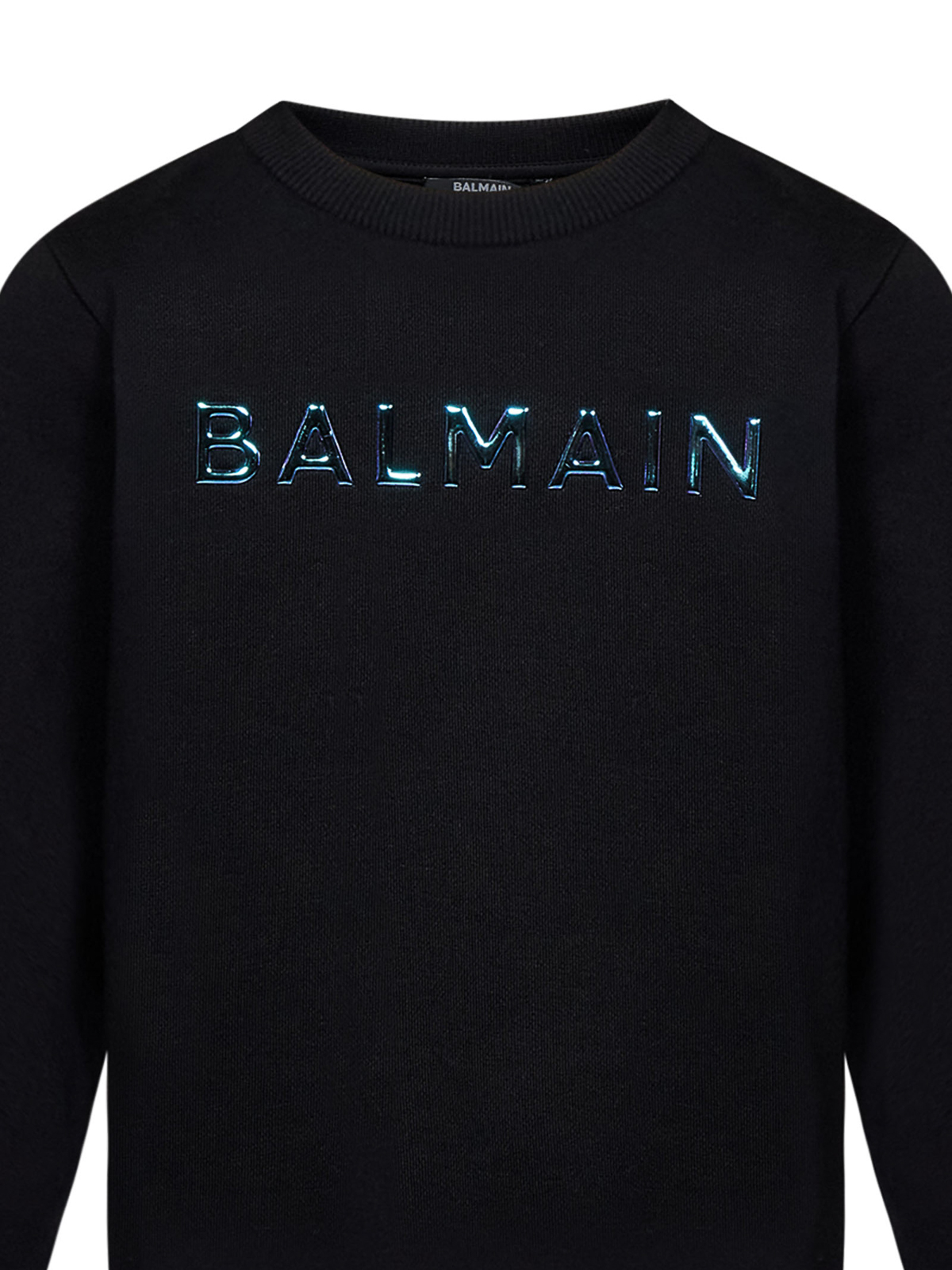 Sweatshirts Sweaters Balmain Unisex black cotton sweatshirt