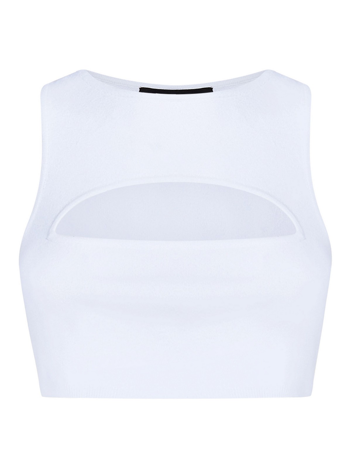 Shop Dsquared2 White Cropped Top