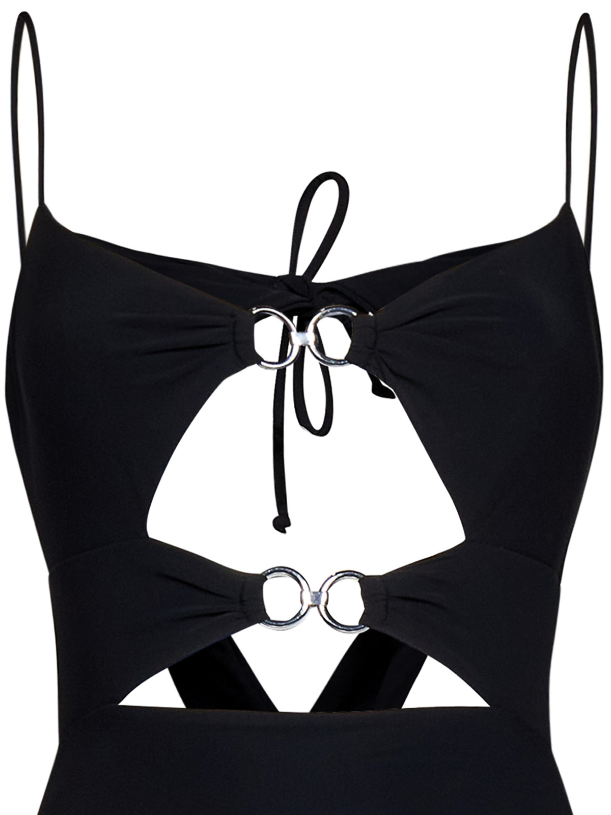 Shop Nensi Dojaka Black One-piece Swimsuit