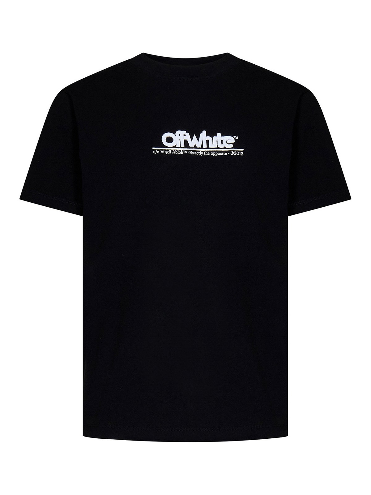 Off-White Black cotton jersey t-shirt - Men