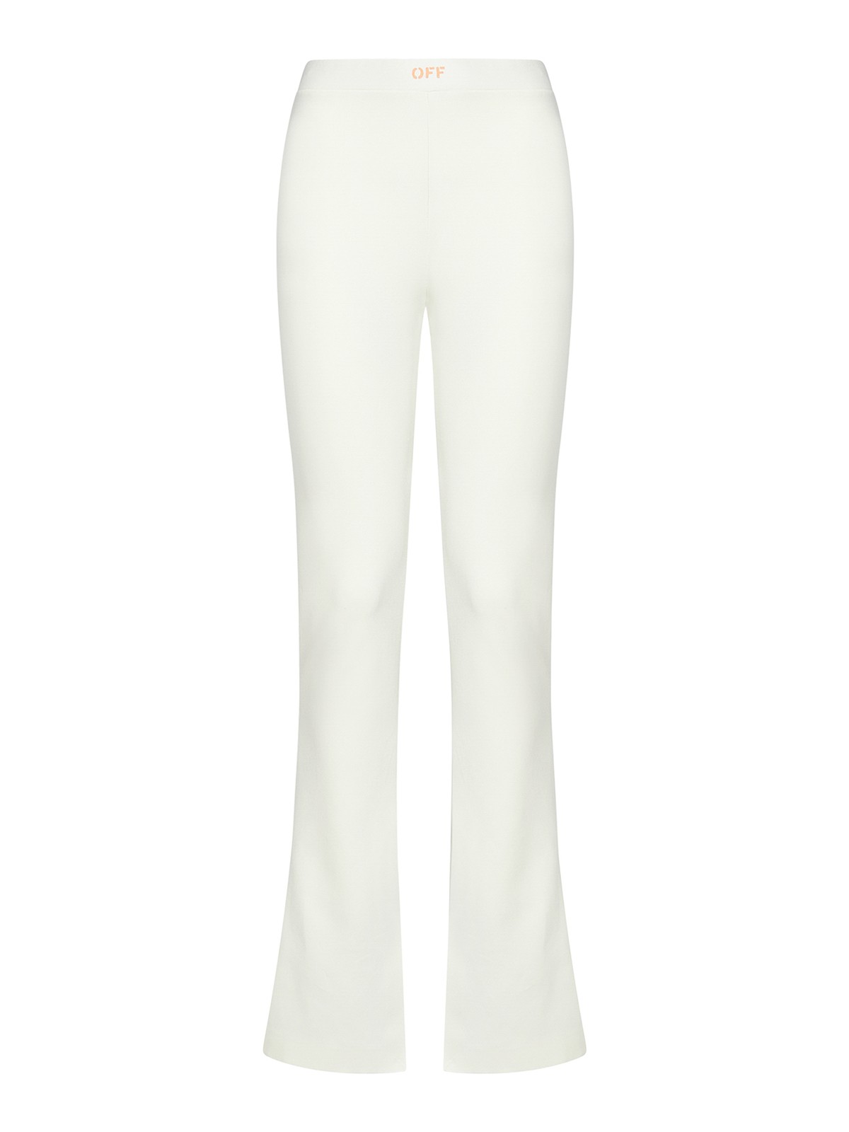 Off-white Slim Fit Trousers In White