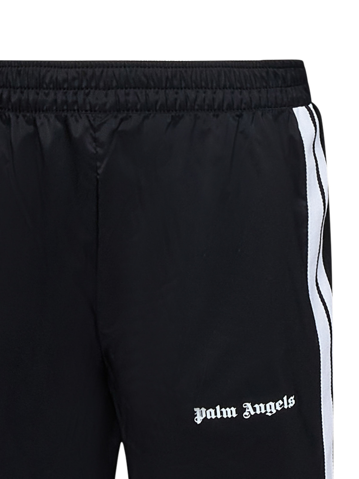 Palm Angels: Navy Monogram Swim Shorts