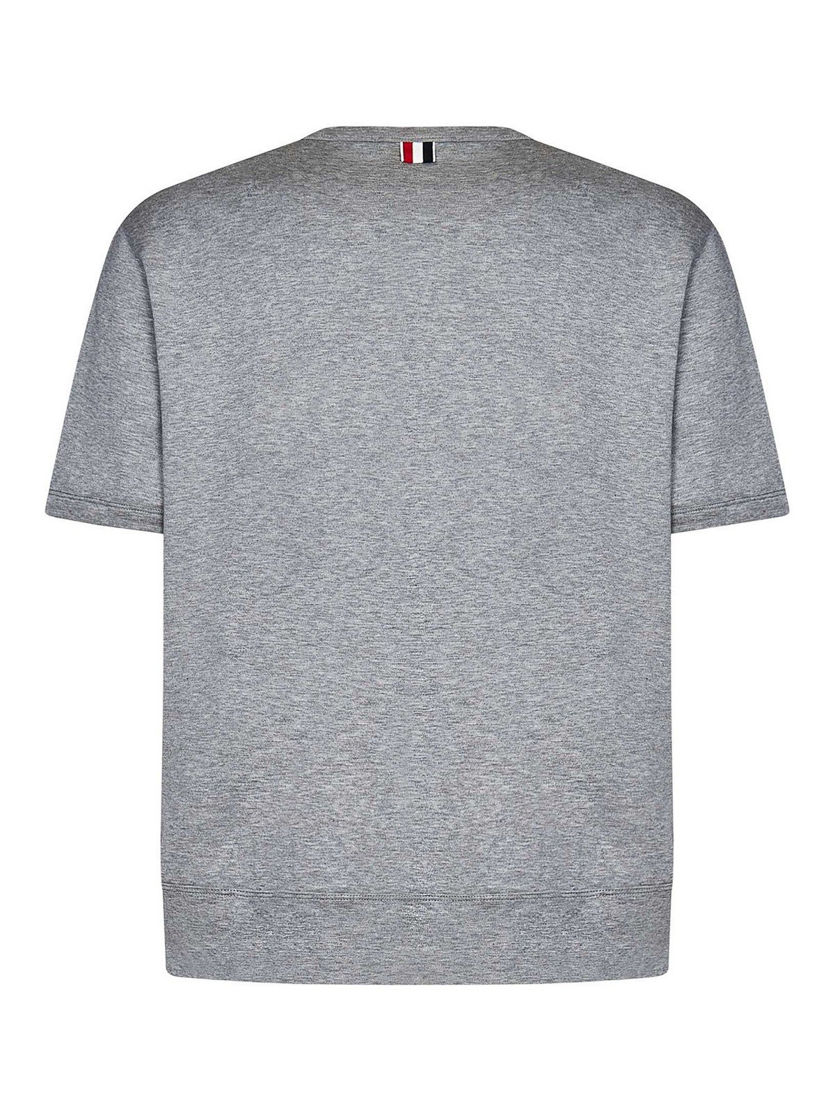 T-shirts Thom Browne - Light gray t-shirt - MJS209AJ0055055