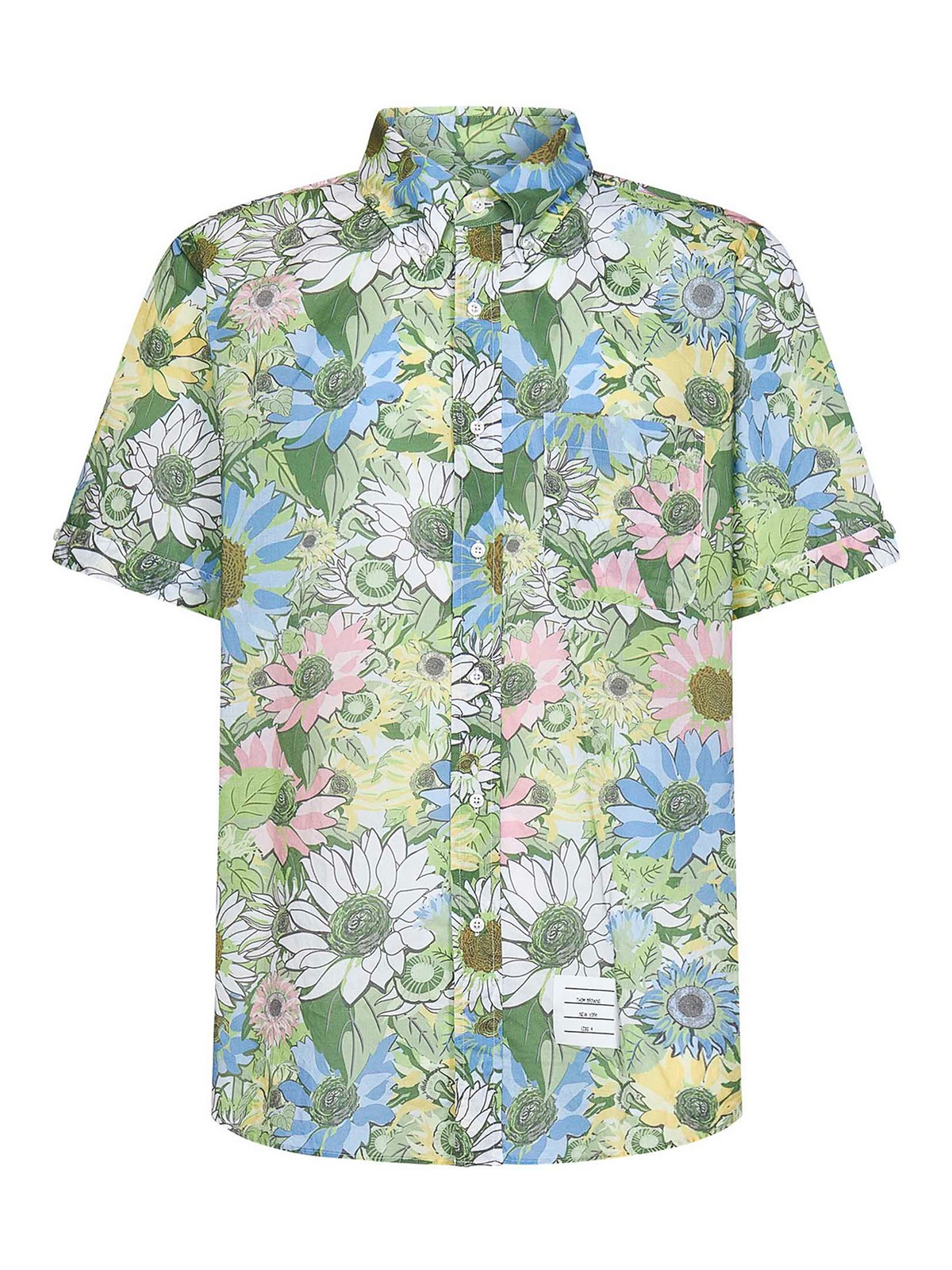 THOM BROWNE LIGHT GREEN FLORAL PR