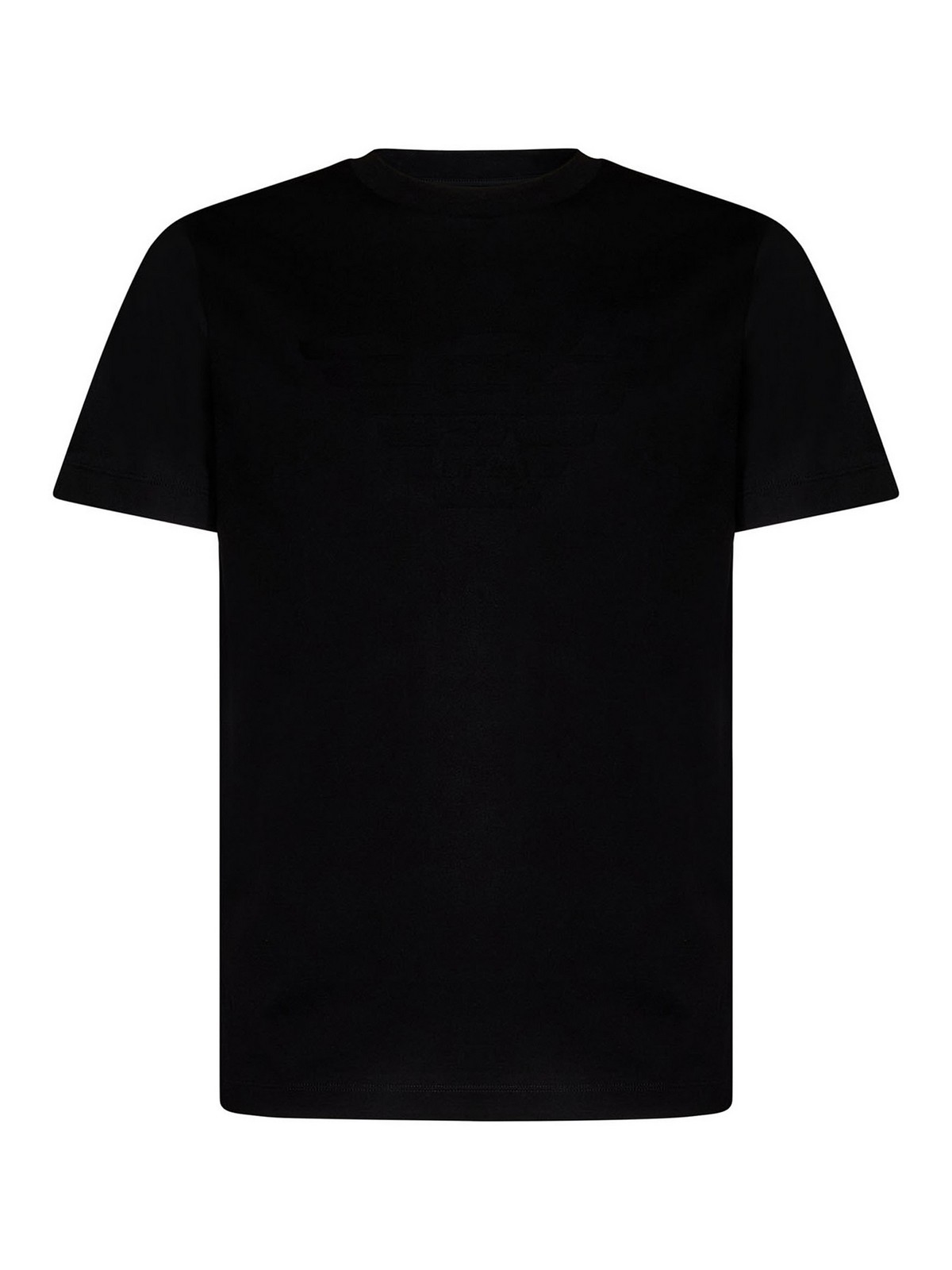 Emporio Armani Black Cotton Jersey T-shirt