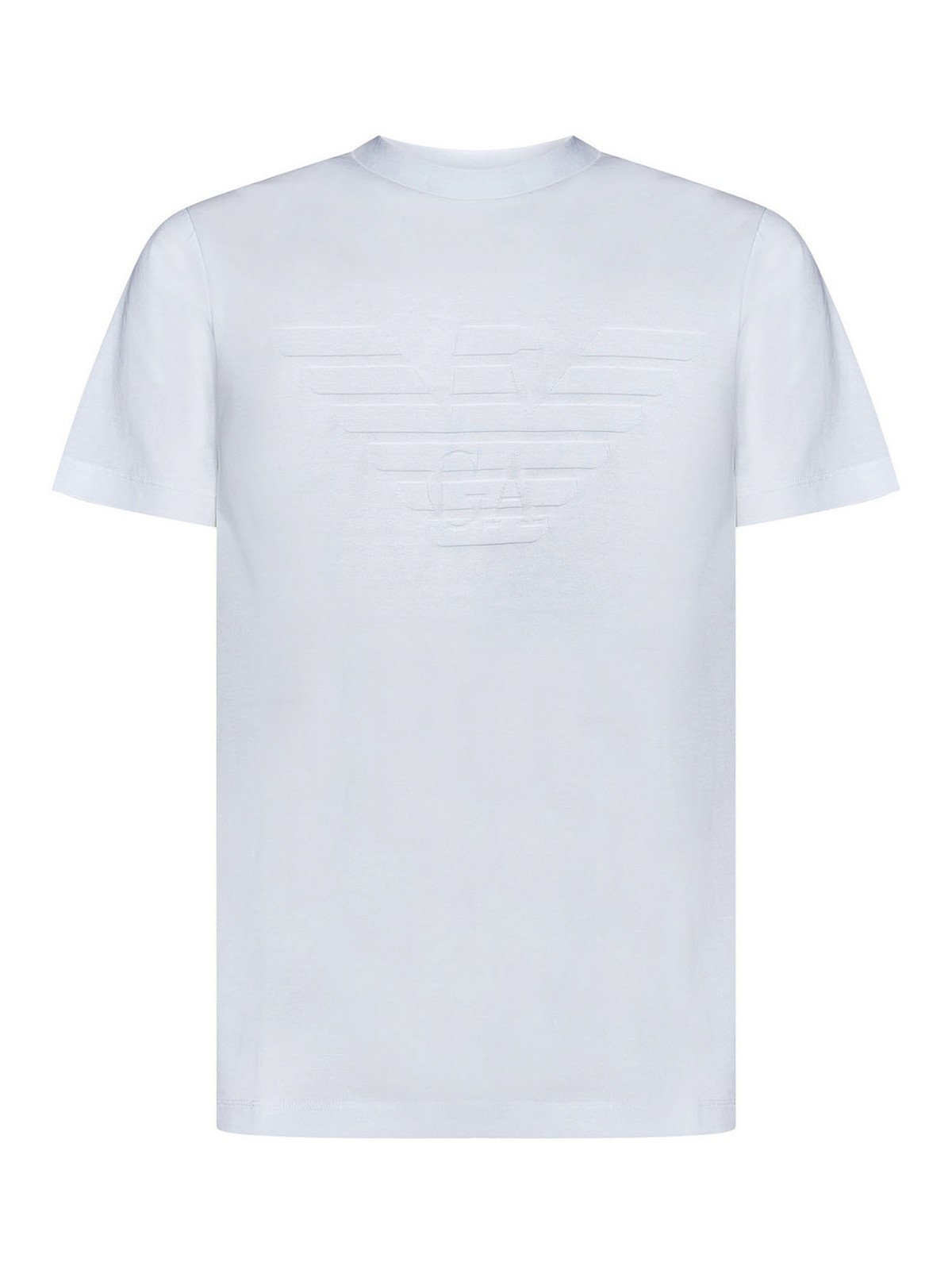 Emporio Armani White Cotton Jersey T-shirt