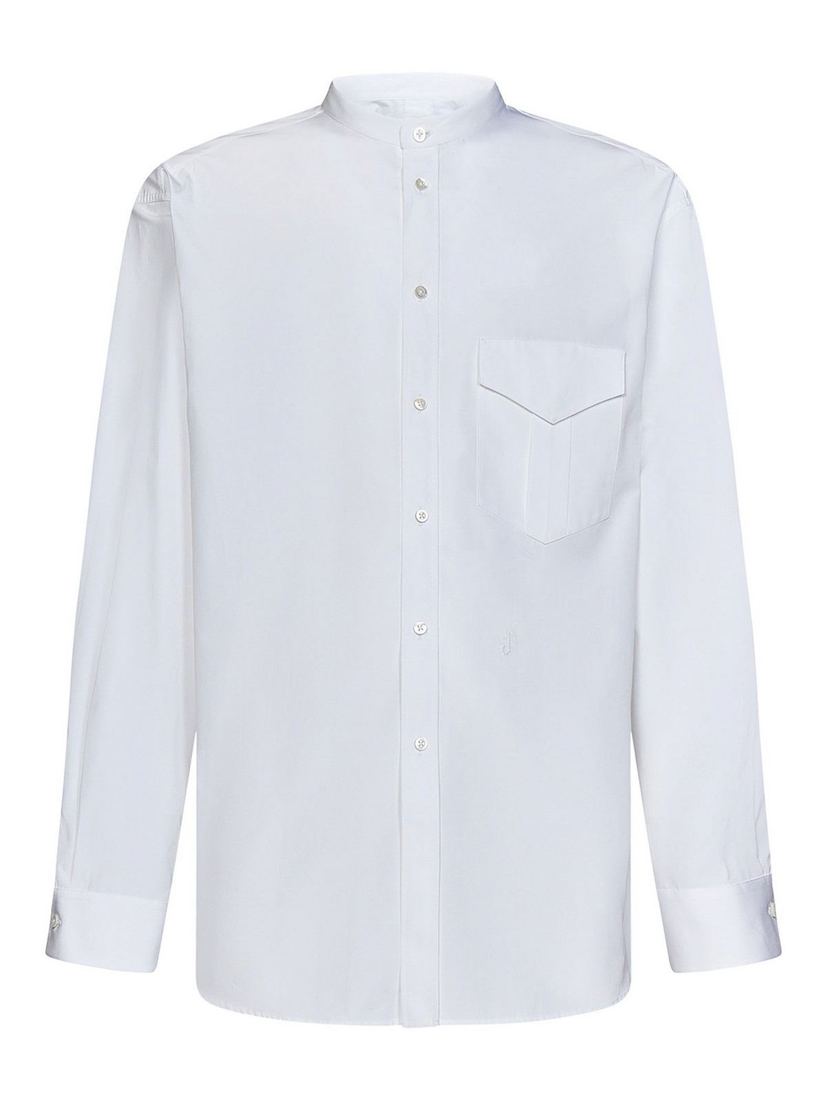 Shirts Jil Sander - White organic cotton popl - J24DL0003J45001100