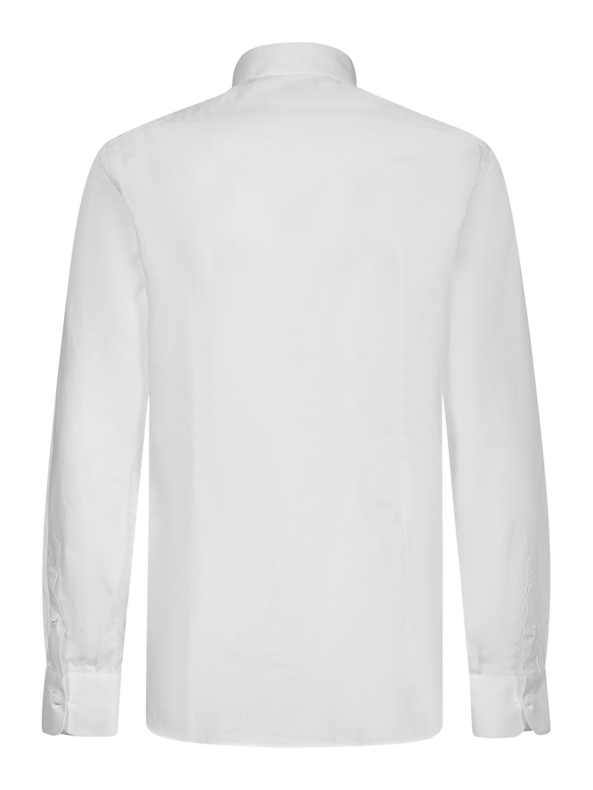 Shop Luigi Borrelli Semi-slim Fit Shirt In Blanco