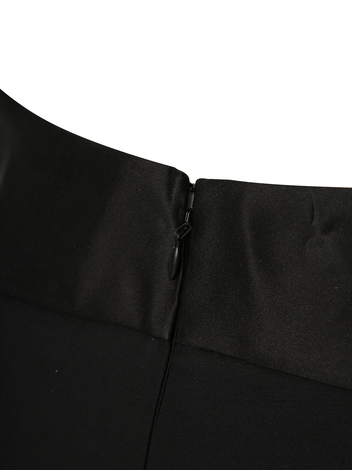 Shop Tom Ford Black Wool Blend Tuxedo Trousers In Negro