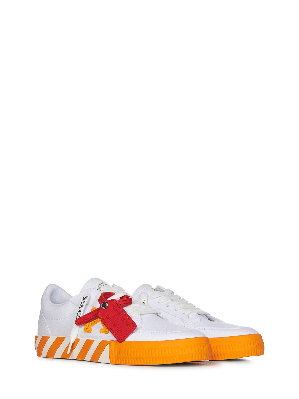 Off-White White cotton canvas sneakers - Men